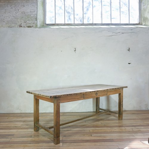 19Th Century French Oak Refectory Farmhouse Table