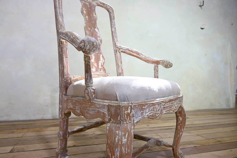 An 18Th Century Swedish Gustavian Painted Open Armchair-pappilon-dsc-8845-main-638229567655107819.jpg