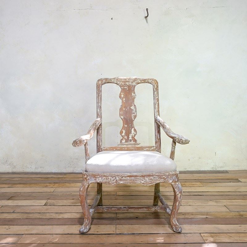 An 18Th Century Swedish Gustavian Painted Open Armchair-pappilon-dsc-8899-main-638229567697138968.jpg