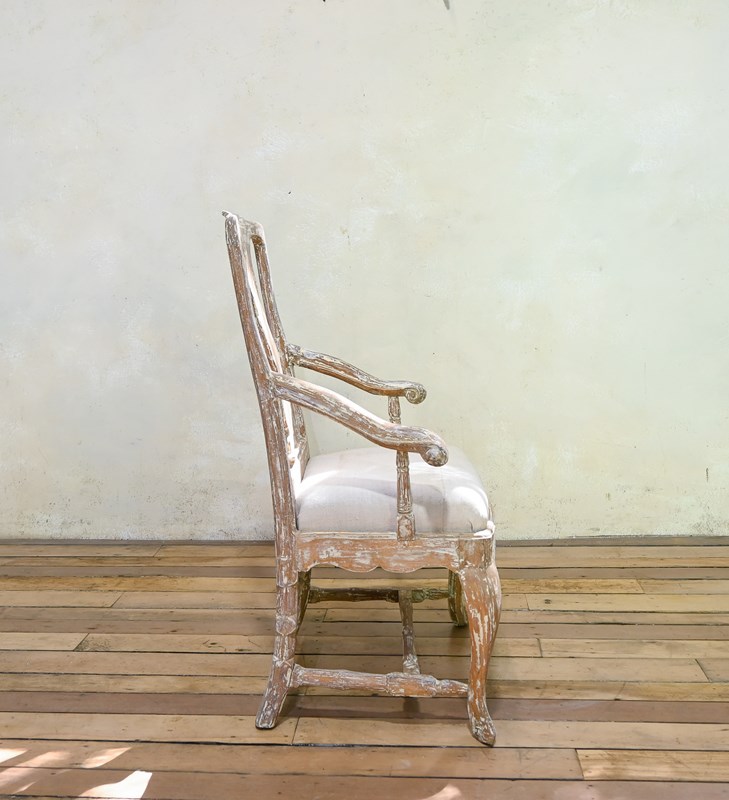 An 18Th Century Swedish Gustavian Painted Open Armchair-pappilon-dsc-8910-main-638229567724482268.jpg