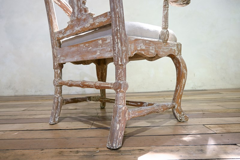 An 18Th Century Swedish Gustavian Painted Open Armchair-pappilon-dsc-8932-main-638229567758075532.jpg