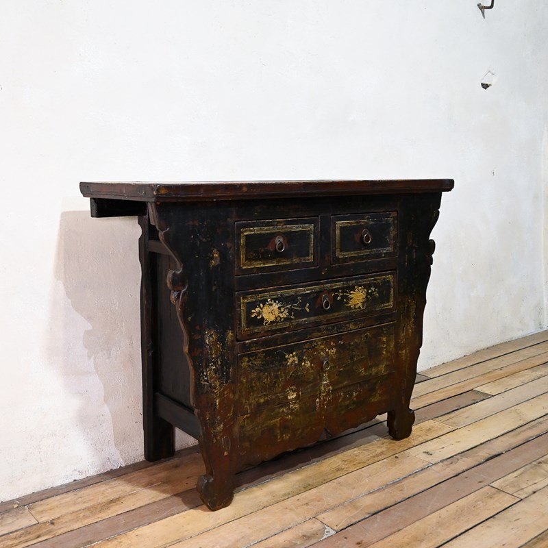 A Late 19Th Century Black Lacquer Chinese Butterfly Cabinet - Shanxi Sideboard -pappilon-dsc-9314-main-638082804512472550.jpg
