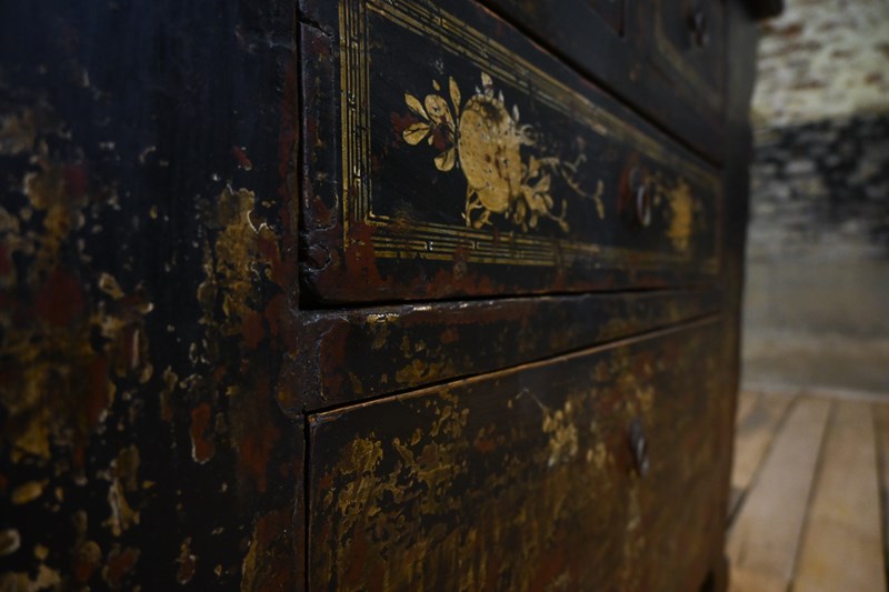 A Late 19Th Century Black Lacquer Chinese Butterfly Cabinet - Shanxi Sideboard -pappilon-dsc-9330-main-638082804533878887.jpg