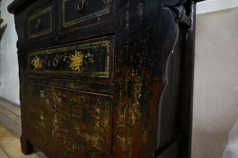 A Late 19Th Century Black Lacquer Chinese Butterfly Cabinet - Shanxi Sideboard -pappilon-dsc-9342-main-638082804557472100.jpg