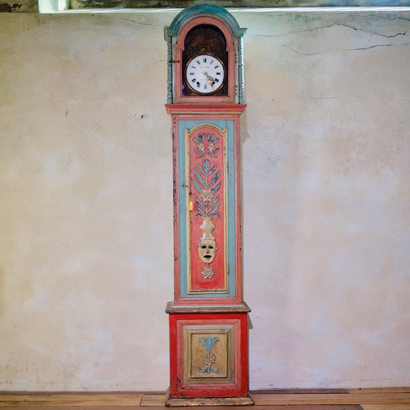 18th Colourful Painted Portuguese Longcase Clock -pappilon-fullsizeoutput-2bcb-main-637005340147214849.jpeg