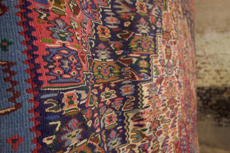 A Large Mid 20th Century Persian Senneh Kilim Rug -pappilon-fullsizeoutput-4d12-main-637772572035447539.jpg