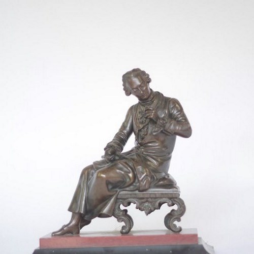 C19th French Bronze Figure Of A Gentleman