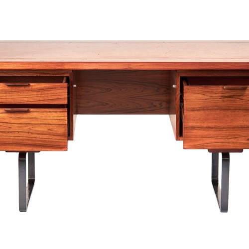 1970S Rosewood Kneehole  Desk By Heals