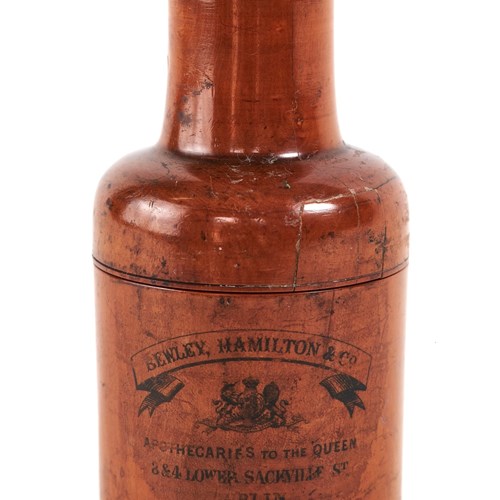 Victorian Treen Chemist Bottle Holder