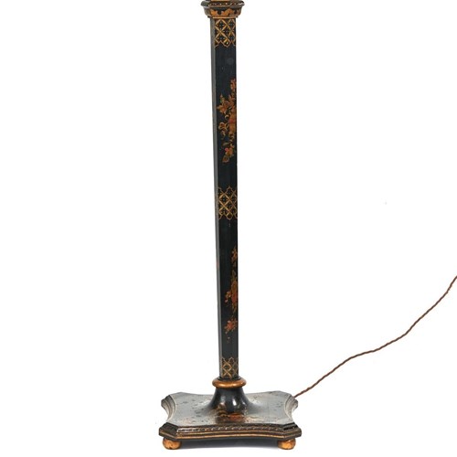 Chinoiserie Decorated Standard Lamp Circa 1930S