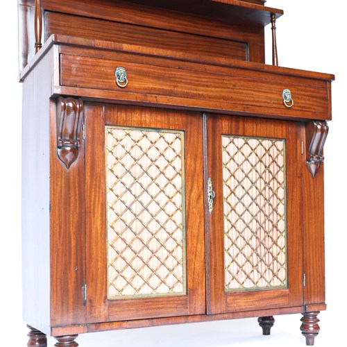 Late Regency Mahogany Chiffonier
