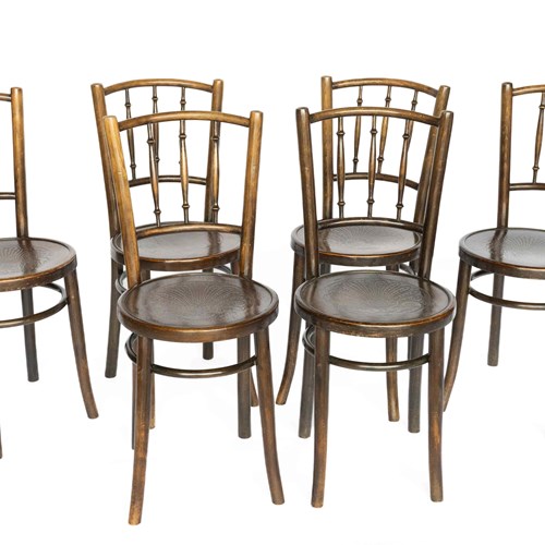 Set 6 Bentwood Chairs Circa 1910