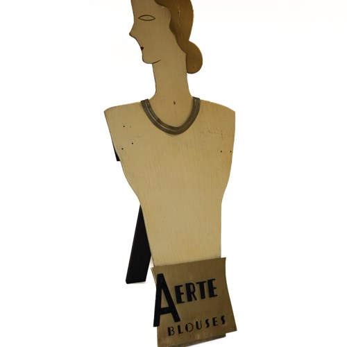 Art Deco Shop Advertising Board Circa 1930S