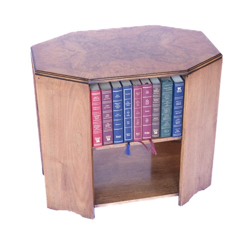 Art Deco Walnut Book Table 1930S