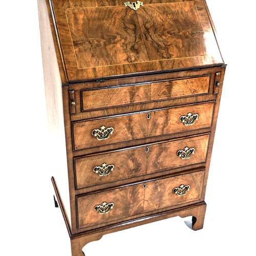Queen Anne Style Walnut Bureau 1920S