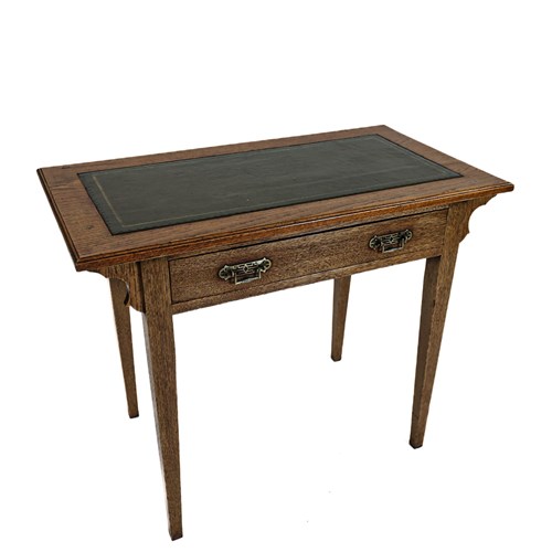 Arts & Crafts Oak Writing Table