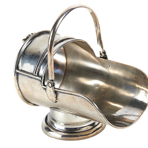 Fine Edwardian Novelty  Coal Scuttle Sugar Bowl 1904