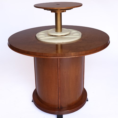 Art Deco Walnut Surprise Cocktail Table 1930S