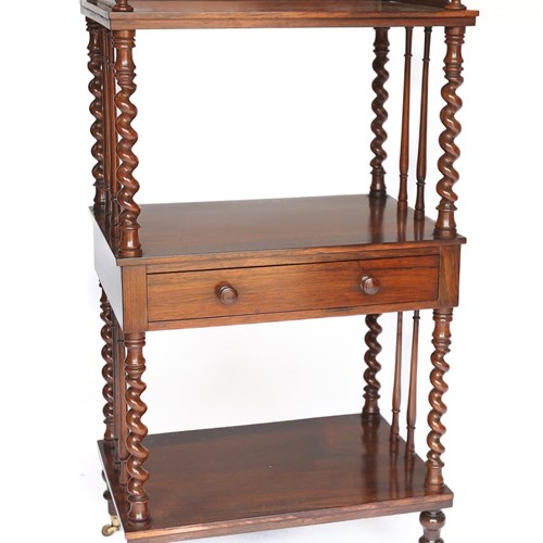 Victorian Rosewood 3 Tier Whatnot