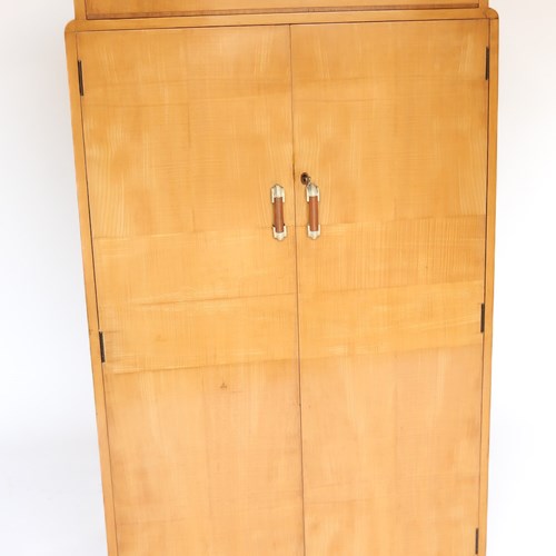 Art Deco Maple Tallboy Circa 1930S