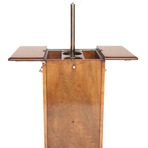 Art Deco Walnut  Elevette  Drinks Cabinet Circa 1930S