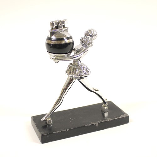 Vintage Ronson Rondelight Ballerina Table Lighter