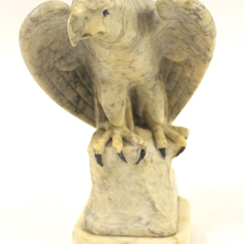 Alabaster Figure Of An Eagle Circa 1930S