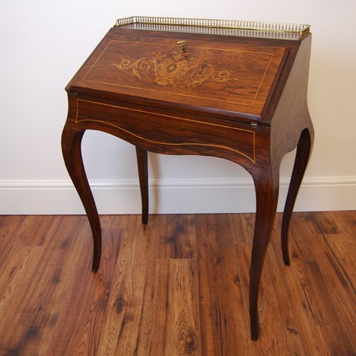 Excellent Quality Rosewood Bureau Du Dame