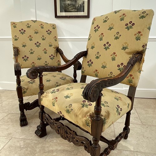 Pair Of  French Armchairs