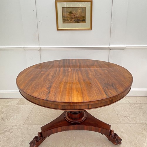 An Excellent Rosewood Centre Table 