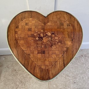 Heart Shaped French Occasional Tabl...