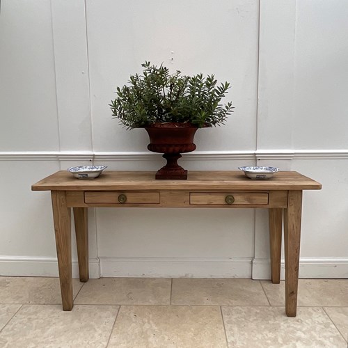 Bleached Elm Serving Table 