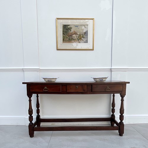Oak Serving Table 