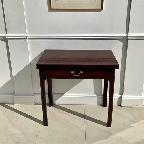 Georgian Mahogany Card Table 