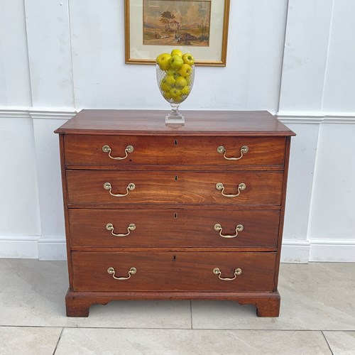 George III Mahogany Chest Of Drawers 