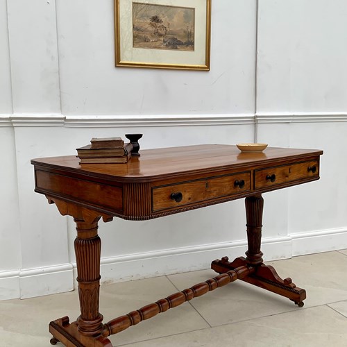 Superb Colonial Library Table 