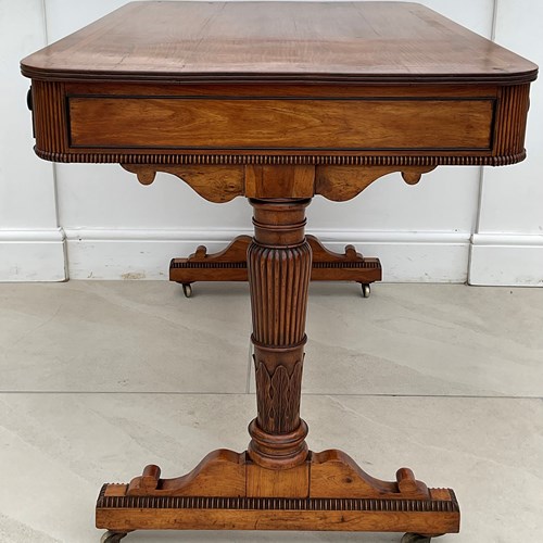 Superb Colonial Library Table 