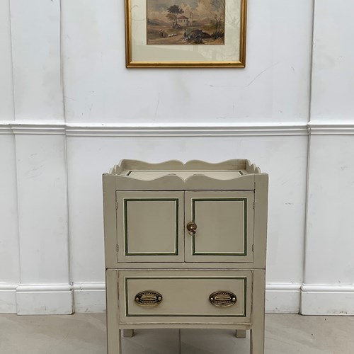 Painted Georgian Night Table 