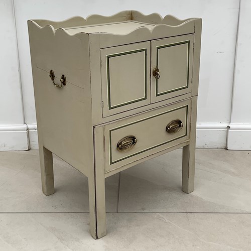 Painted Georgian Night Table 