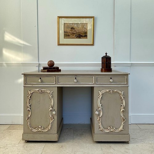 Victorian Pedestal Desk