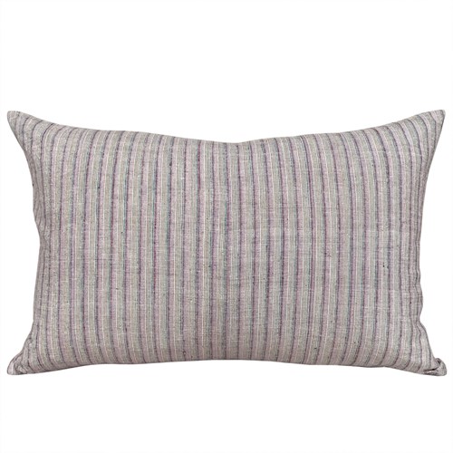 Pale Lilac Ticking Cushions