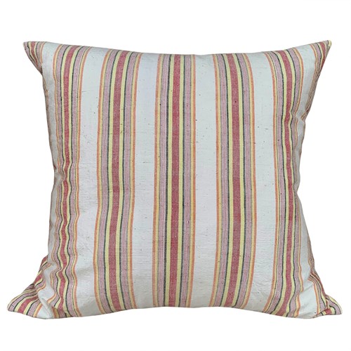 Red And Yellow Striped Cushions