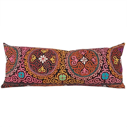 Magnificent XL Kyrgyz Embroidered Cushion