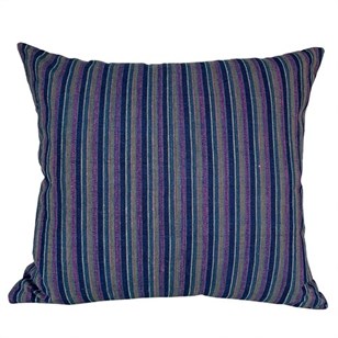 Indigo And Pink Striped Cushions
