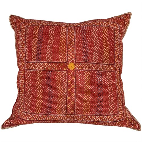 Banjara Cushion, Red