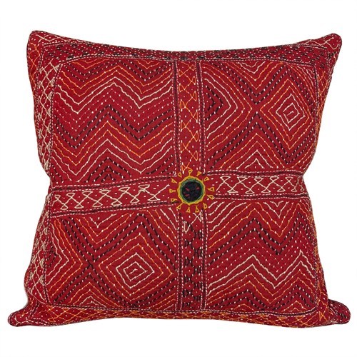 Red Banjara Cushion