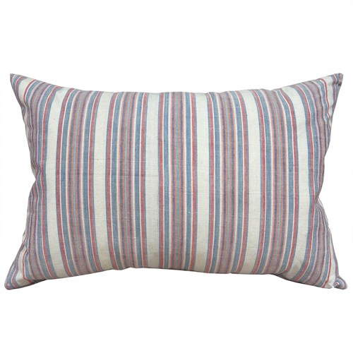 Red And Blue Striped Cushions
