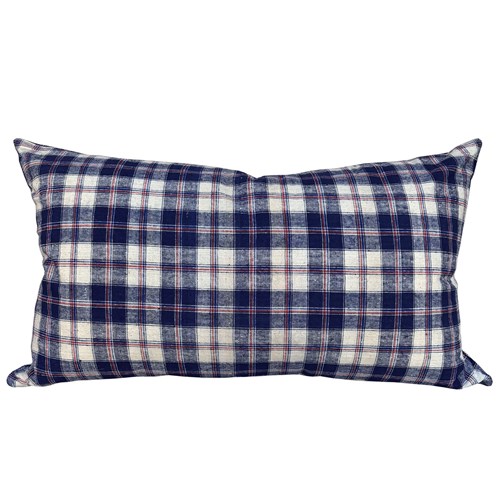 Large Checked Cushion