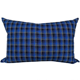 Blue And Grey Plaid Cushions