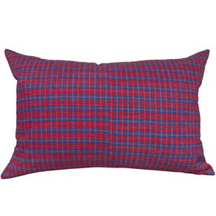 Red & Blue Plaid Cushions